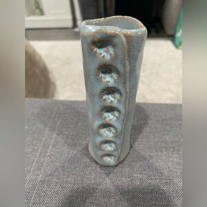 Mud & maker bud vase , light blue, good condition